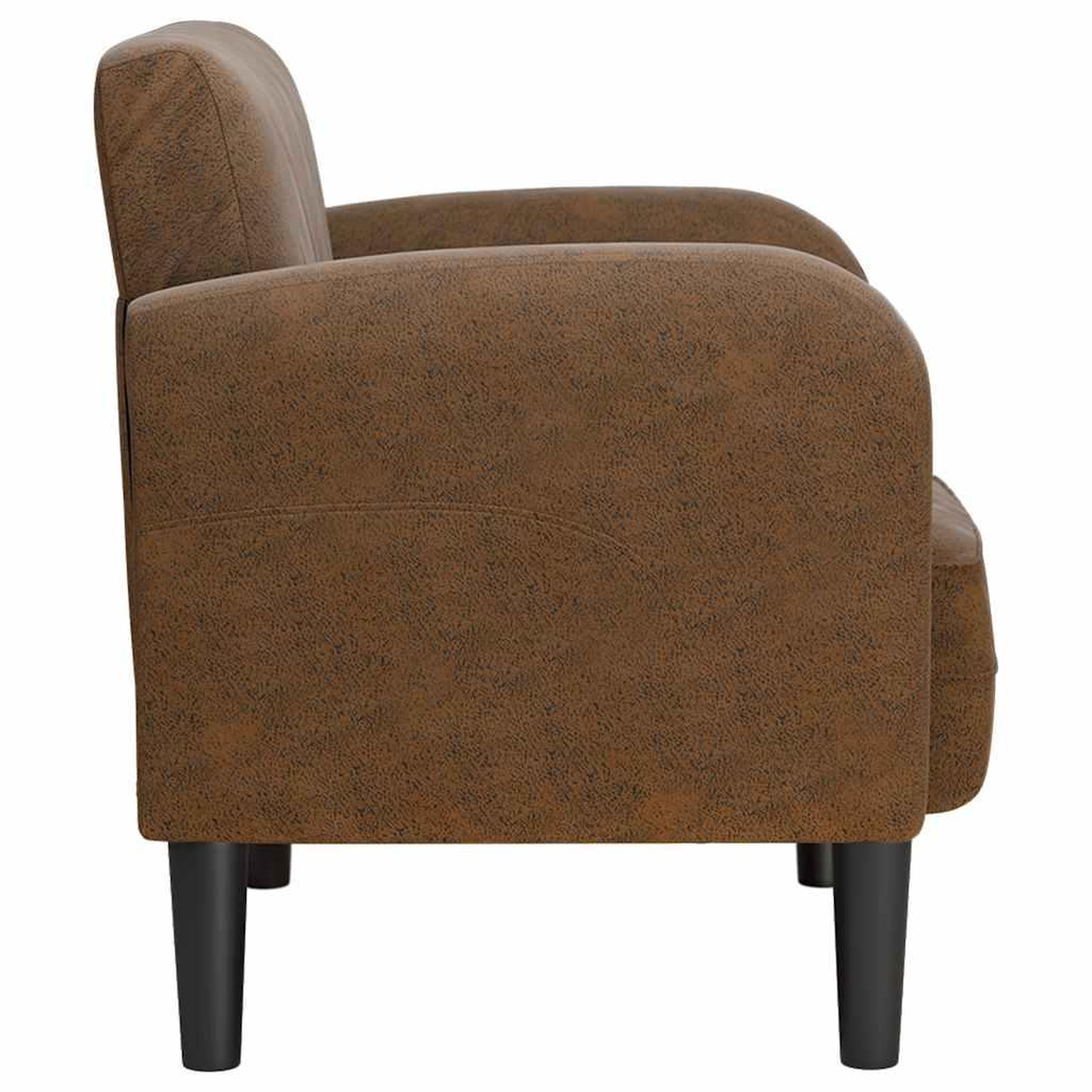 Voir la diapositive 4 : VIDAXL Chaise de canape avec accoudoirs marron 54 cm similicuir