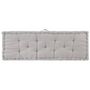 Voir la diapositive 4 : VIDAXL Coussin de plancher de palette Coton 120x40x7 cm Gris