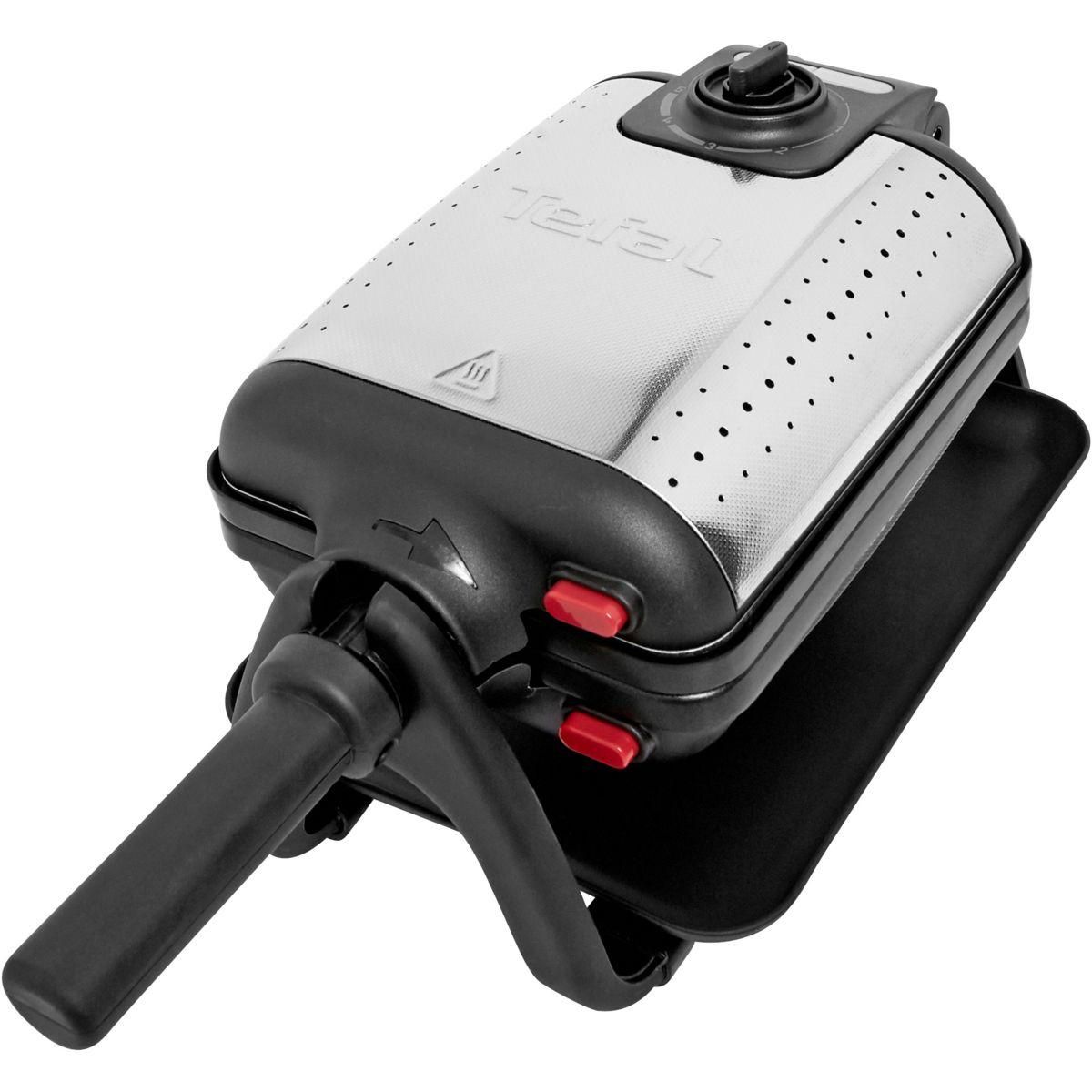 TEFAL Croque, gaufre, gril WM755D12 -WM75 Gaufrier KING SIZE 4 en 1
