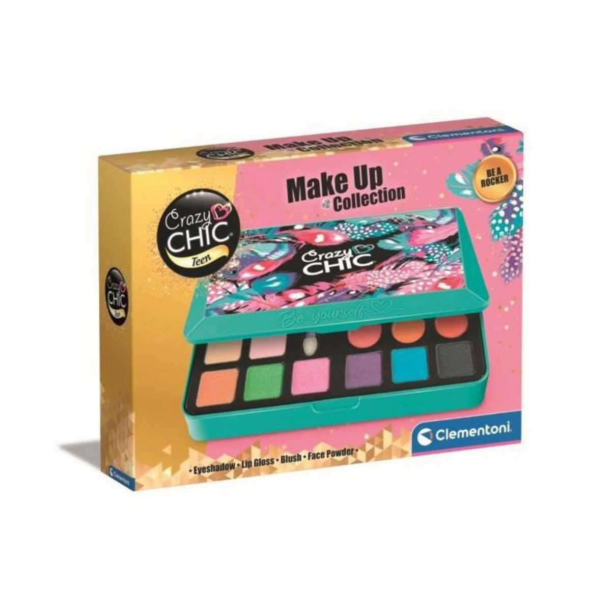 CLEMENTONI Clementoni Crazy Chic - Palette de maquillage Be a Rocker