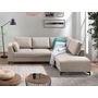 Voir la diapositive 2 : LISA DESIGN Tala - canapé d'angle droit - convertible - 5 places - en tissu