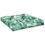 Voir la diapositive 5 : VIDAXL Coussins de palette lot de 2 motif de feuilles tissu