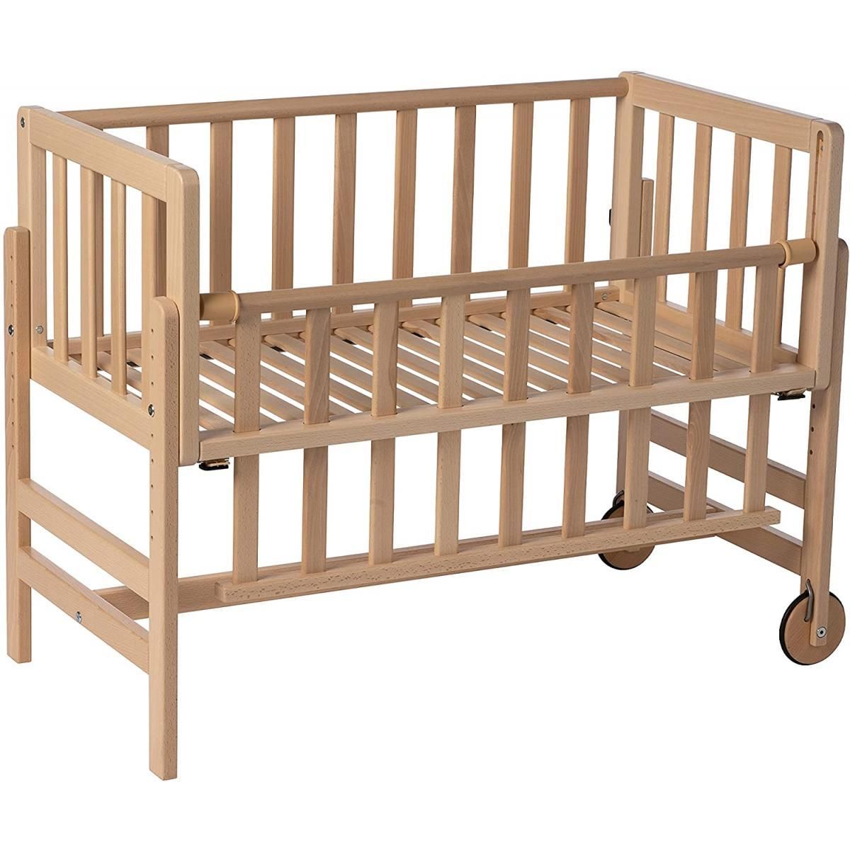 GEUTHER Lit cododo Betty en bois naturel non traité pour bébé - Confort et sécurité