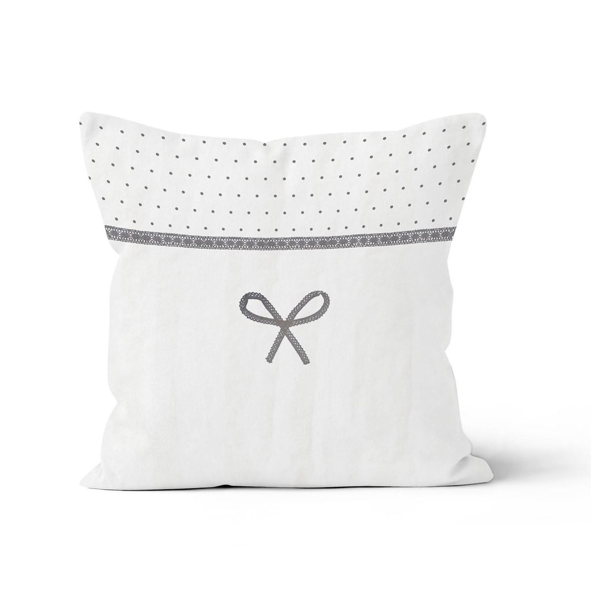 SOLEIL D'OCRE Coussin en coton brodé 40x40 cm EMILIE, par Soleil d'ocre