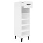Voir la diapositive 3 : VIDAXL Armoire a chaussures blanc 30x35x105 cm bois d'ingenierie