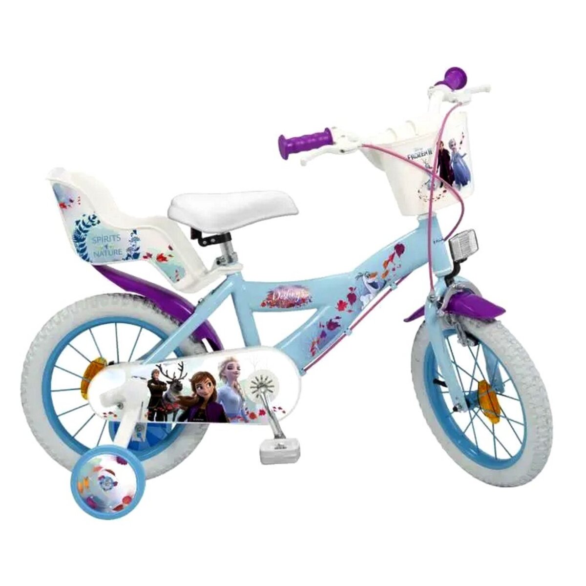 Reine des neiges Vélo 16 Pouces FROZEN/REINE DES NEIGES - 2 FREINS pas cher  