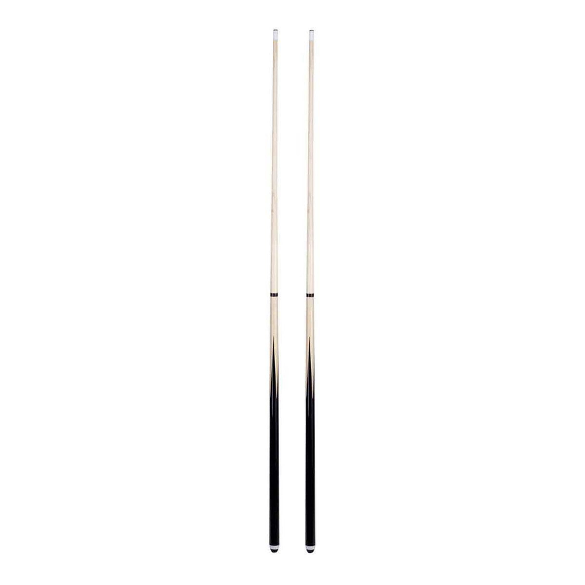 DE FAUGERES Lot de 2 Queues de Billard  Ramin  145cm Naturel