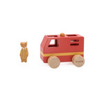 Trixie Petit camion de pompier en bois Animaux