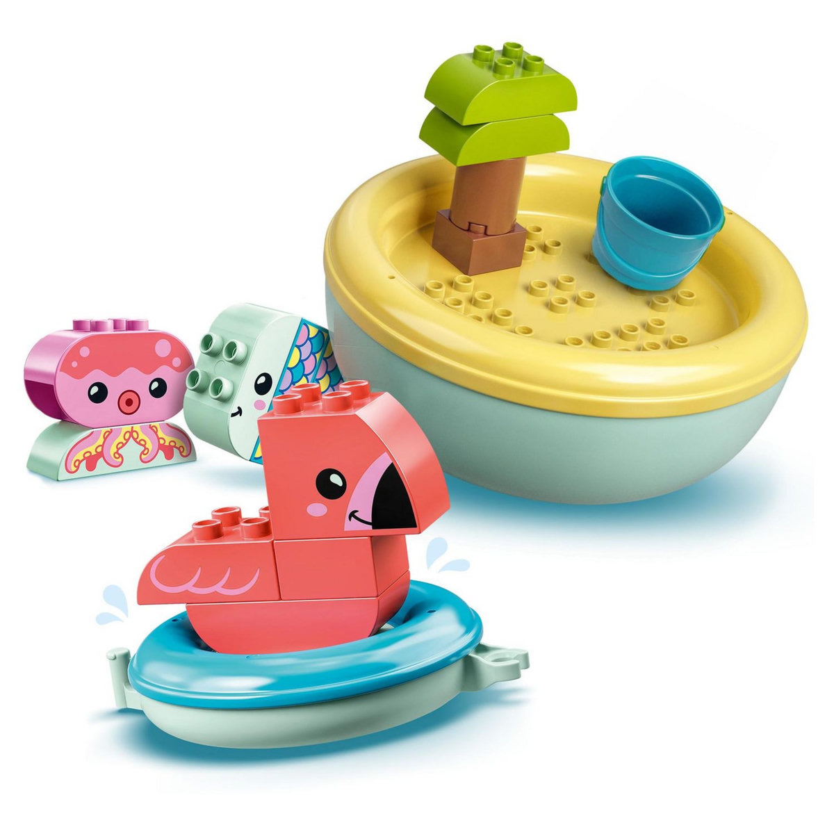 LEGO Duplo 10966 Jouet de bain Ile flottante des animaux
