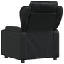 Voir la diapositive 5 : VIDAXL Fauteuil inclinable Noir Similicuir