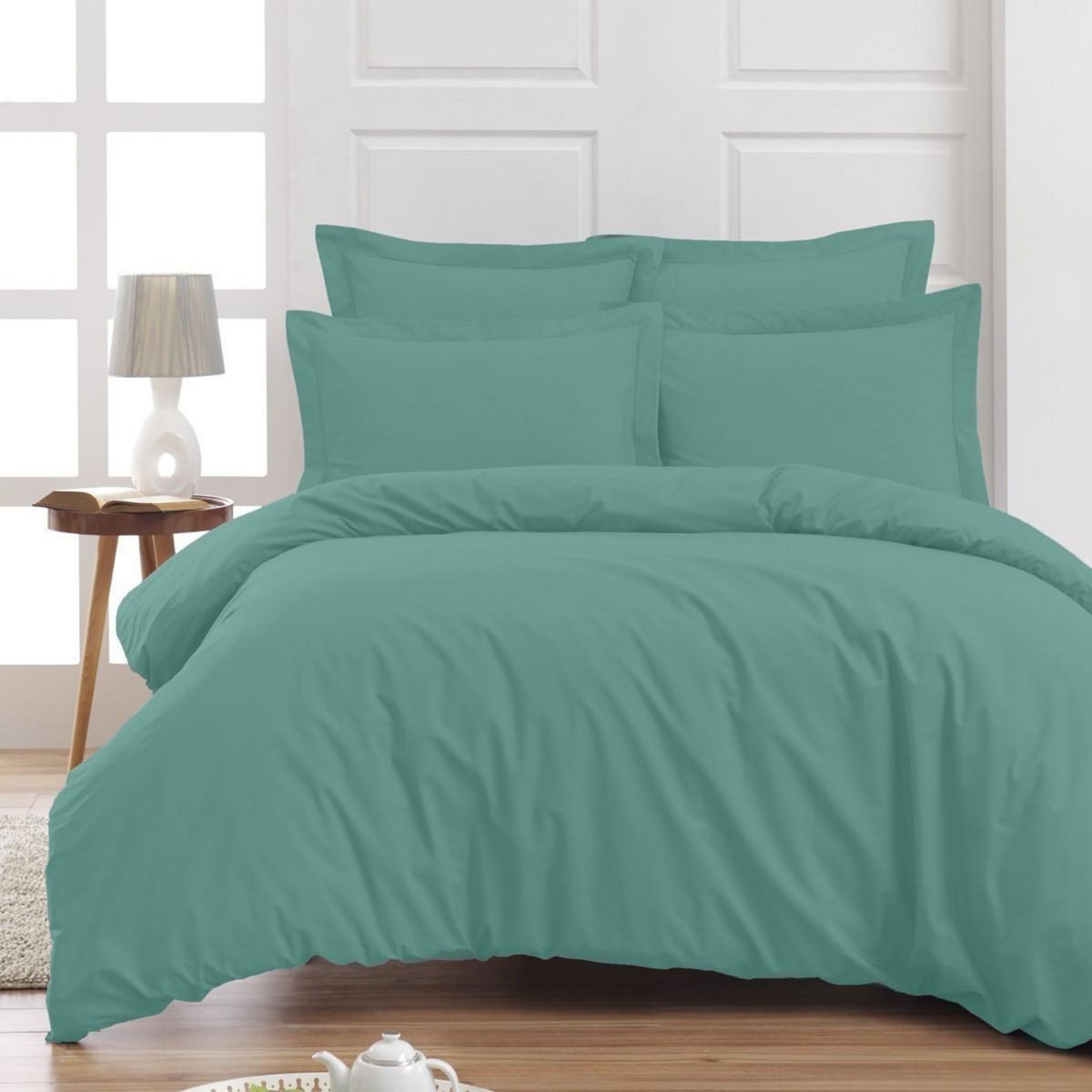 Sensei Maison Drap housse en percale de coton bonnet 30 cm SOFT PERCALE