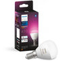 Voir la diapositive 1 : Philips Ampoule LED connectée HUE W&C E14 Luster 5.1W