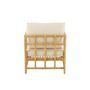 Voir la diapositive 4 : Paris Prix Fauteuil en Rotin & Coussin  Elise  73cm Naturel