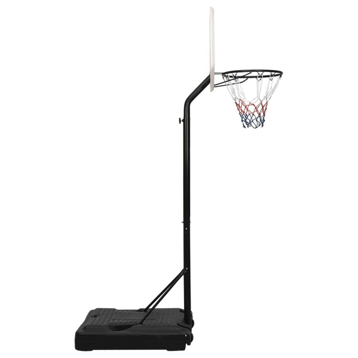 VIDAXL Support de basket-ball Blanc 237-307 cm Polyethylene