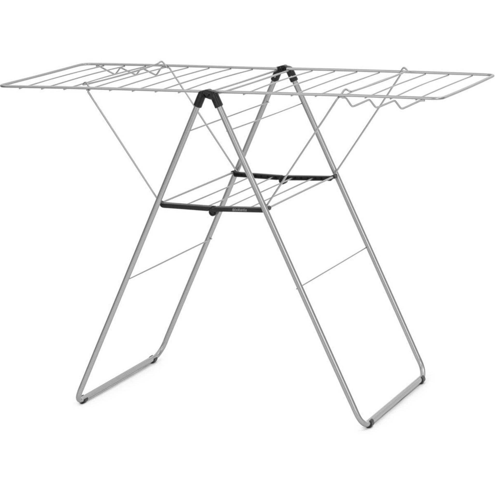 Voir la diapositive 2 : BRABANTIA Etendoir à linge hang on 20m metallic grey