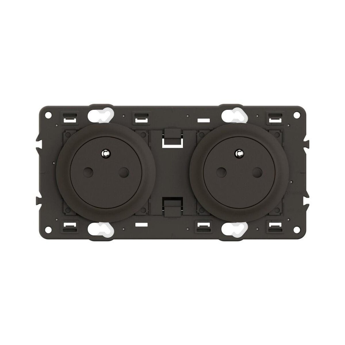 Legrand Bloc 2p affleur compo celiane noir