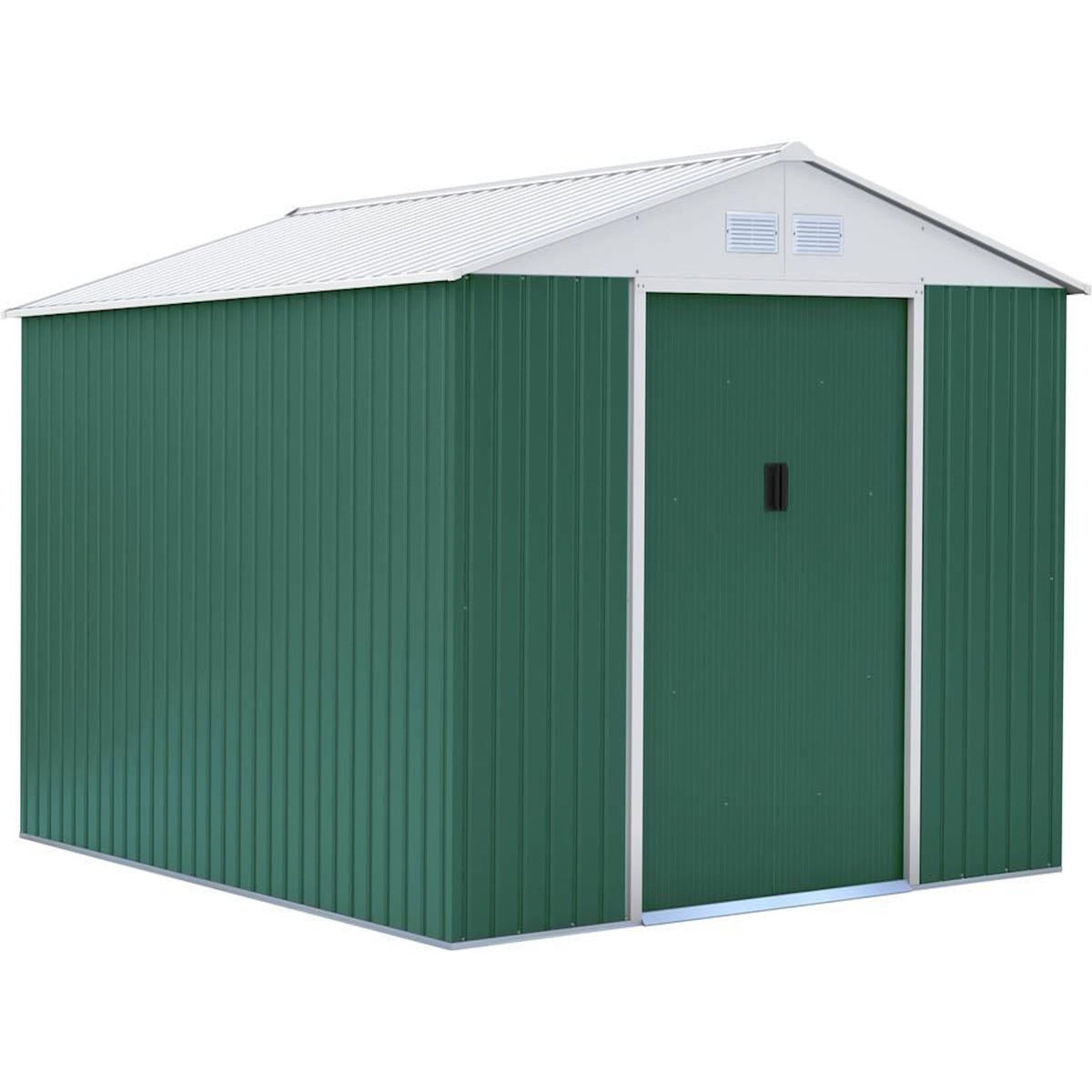 Habitat et Jardin Abri de jardin métal  Rosas  - 10,85 m² - Vert