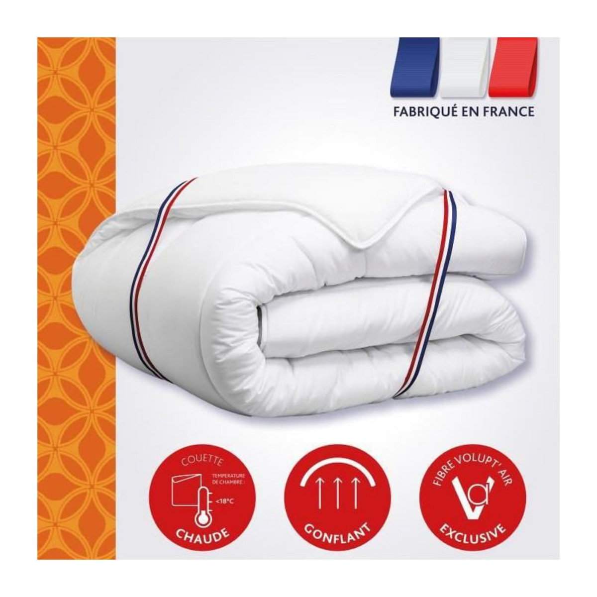 DODO Couette VANCOUVER DODO - 140x200 cm - Ultra - Fabriqué en France