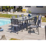 Voir la diapositive 5 : Paris Prix Lot de 2 Chaises de Jardin Empilables  Tolede  87cm Gris Anthracite