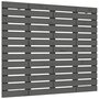Voir la diapositive 2 : VIDAXL Tete de lit murale Gris 141x3x91,5 cm Bois massif de pin