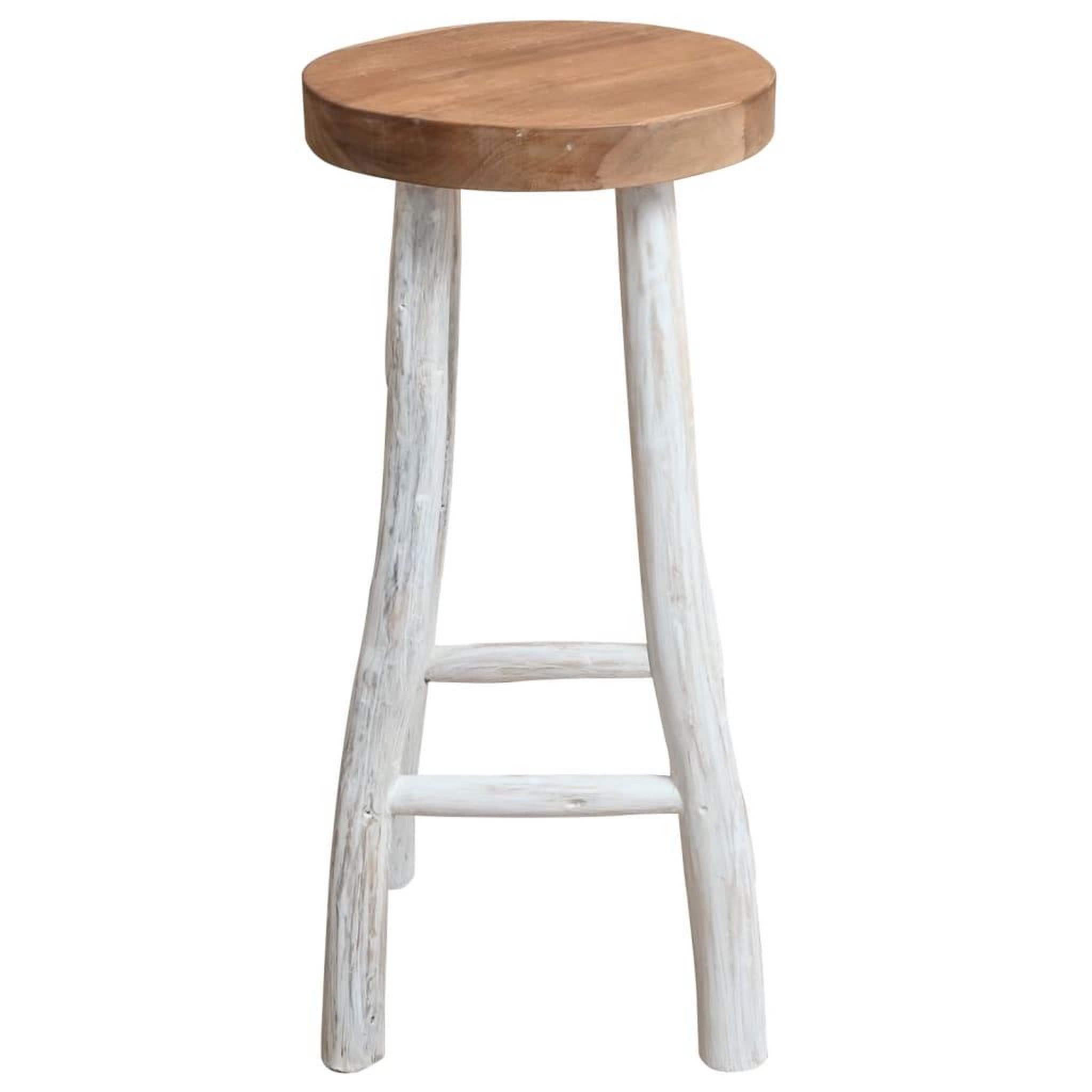 Voir la diapositive 2 : VIDAXL Chaise de bar bois de teck solide