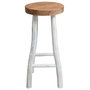 Voir la diapositive 2 : VIDAXL Chaise de bar Bois de teck solide