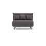 Voir la diapositive 1 : BEST MOBILIER Lumi - banquette convertible clic-clac 2 places en velours côtelé