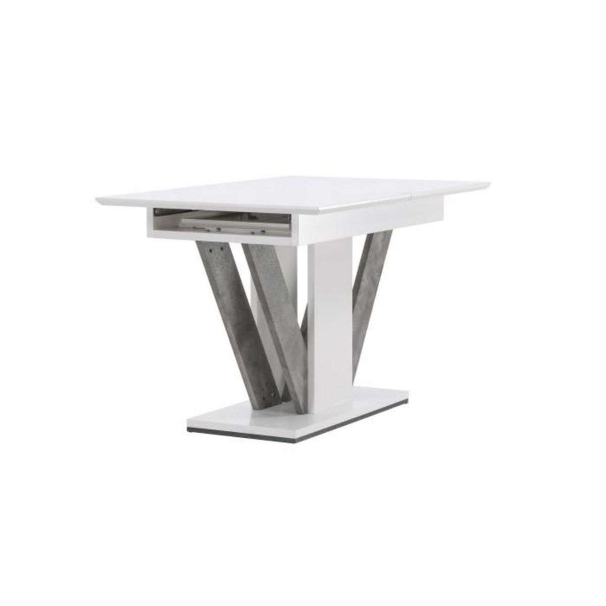 Paris Prix Table à Manger Extensible  Disa  120-160cm Blanc