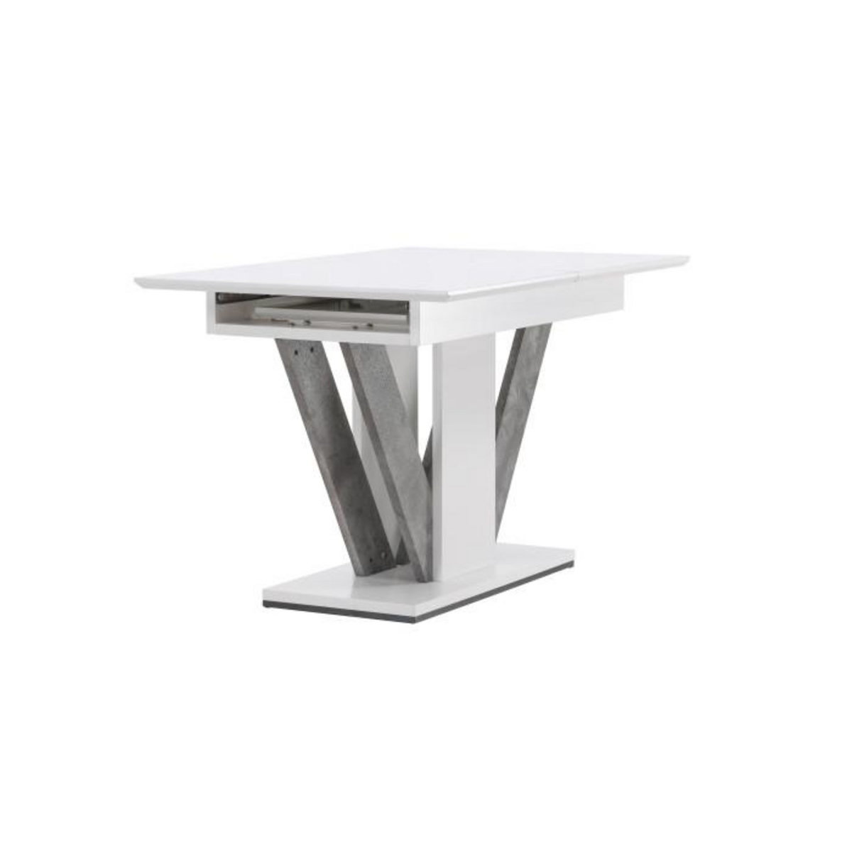 Paris Prix Table à Manger Extensible  Disa  120-160cm Blanc