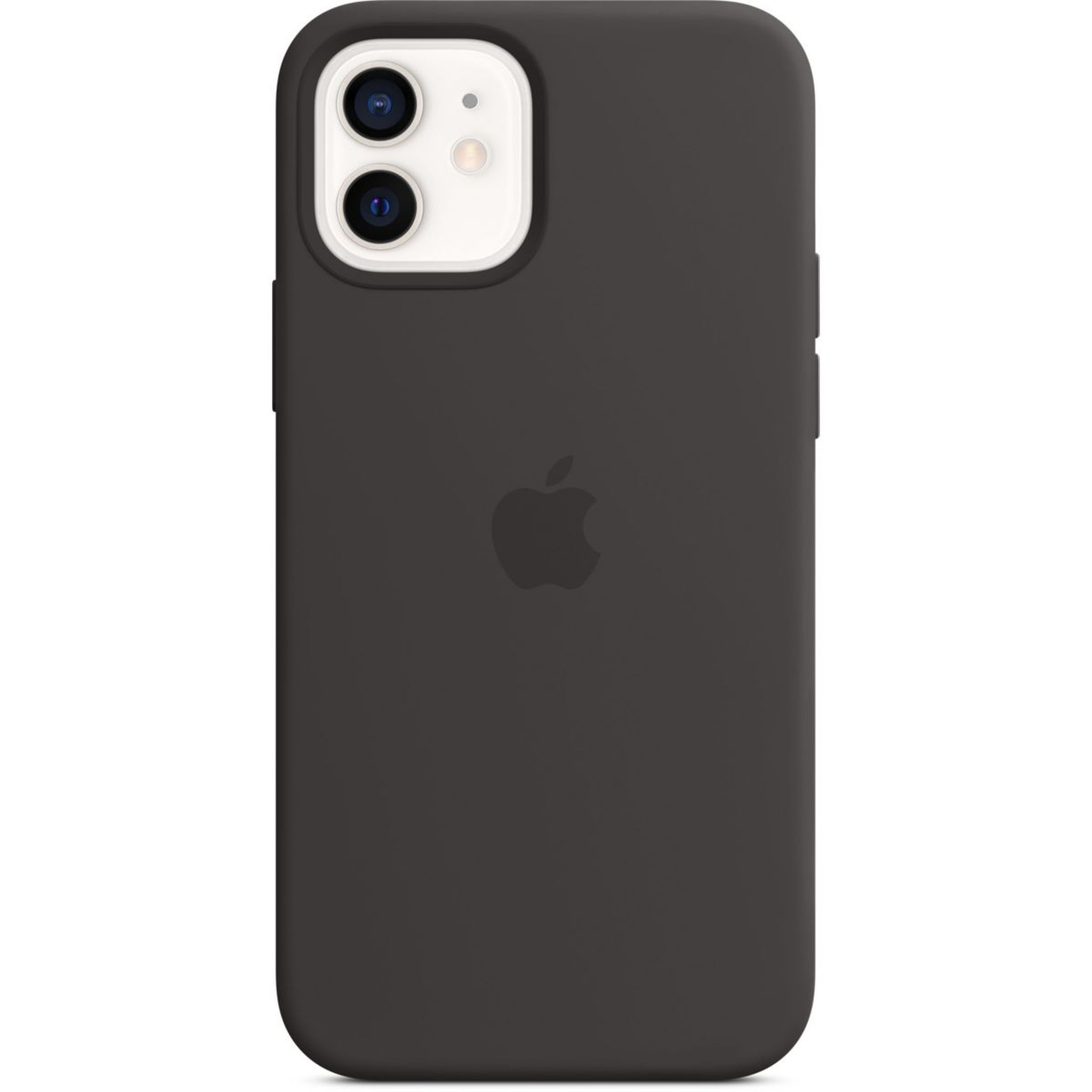 Voir la diapositive 1 : APPLE Coque iPhone 12/12 Pro Silicone noir MagSafe