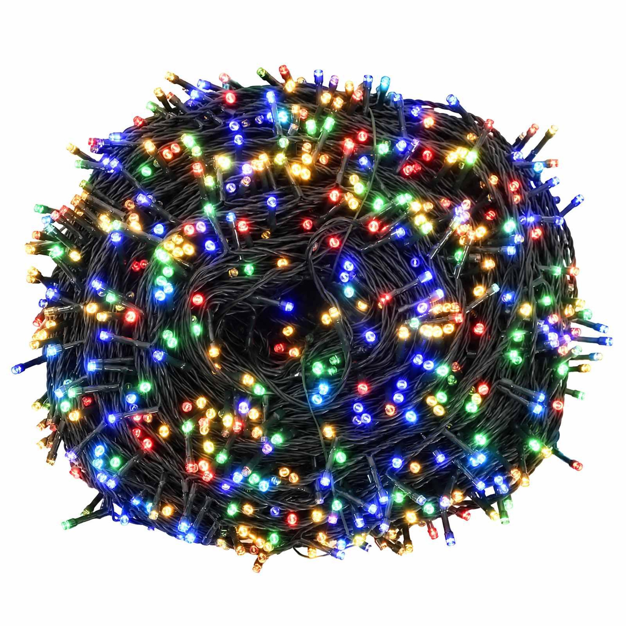 VIDAXL Guirlande lumineuse de Noël bicolore 600 LED Multicolore 60 m
