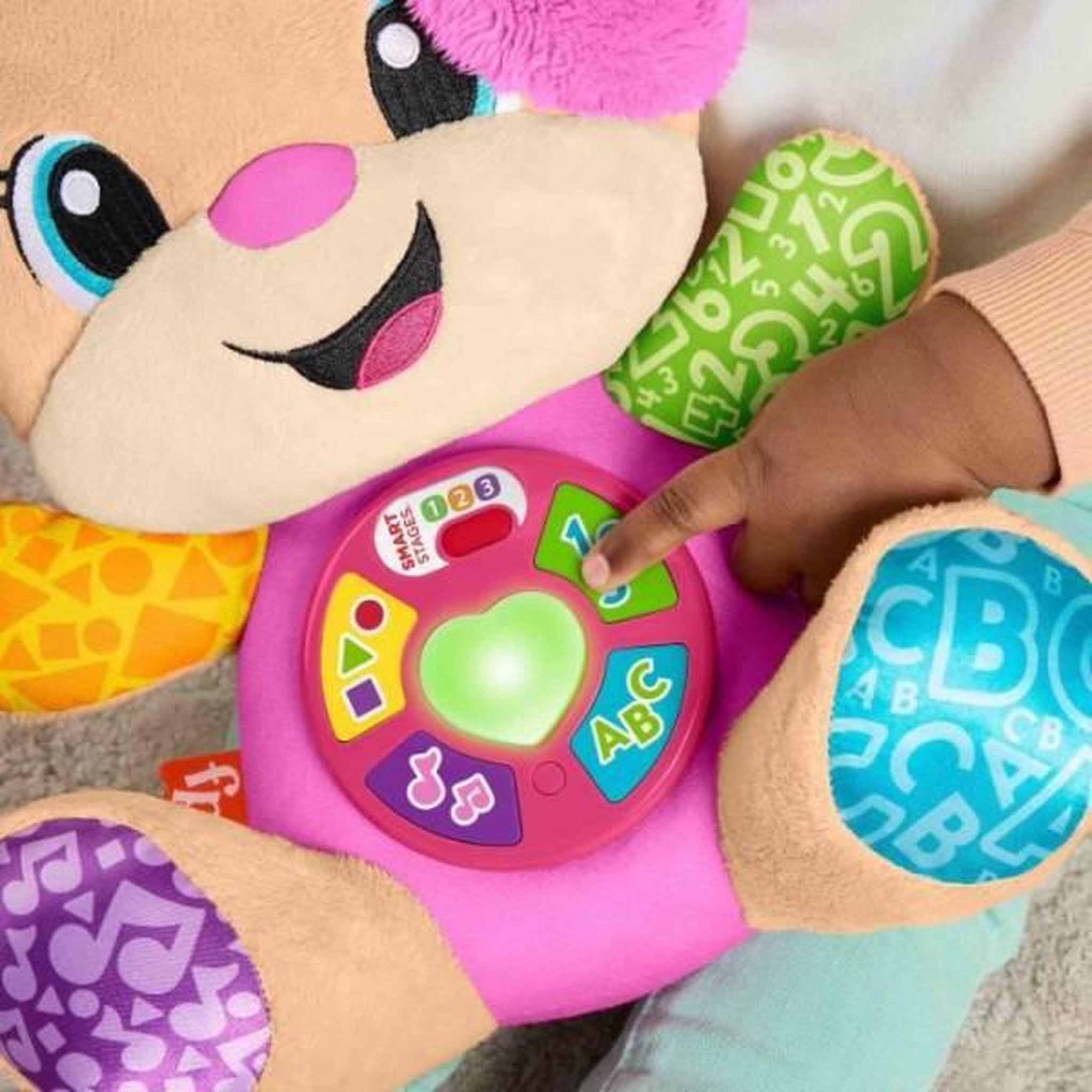 Voir la diapositive 2 : FISHER PRICE Fisher-Price-Rires Et Éveil-Sis Éveil Progressif-Peluche Musicale JFD31