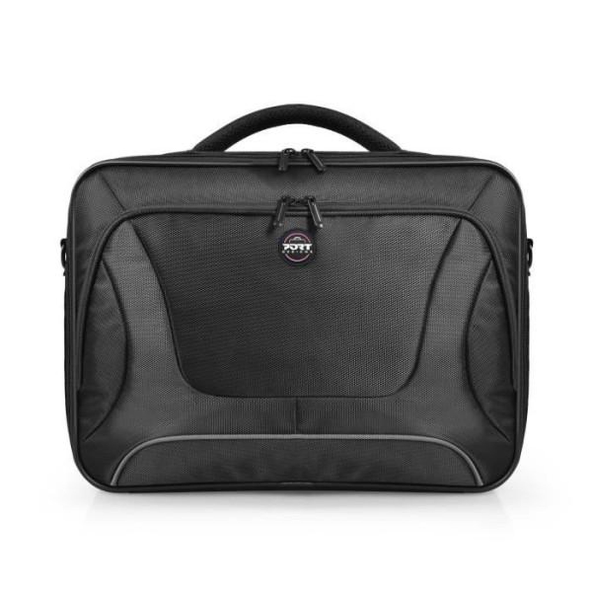 PORT DESIGNS Sacoche PC - PORT DESIGNS - Pour ordinateur portable COURCHEVEL Clamshell - 15.6 pouces - Noir