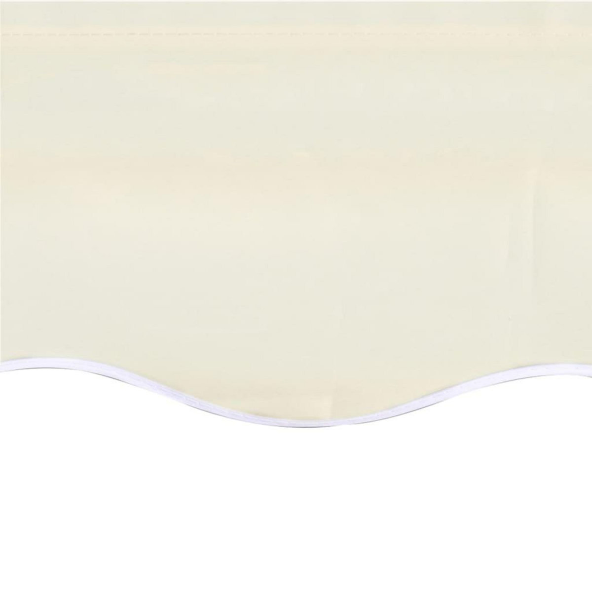 VIDAXL Tissu de remplacement pour auvent Creme 6x3,5 m
