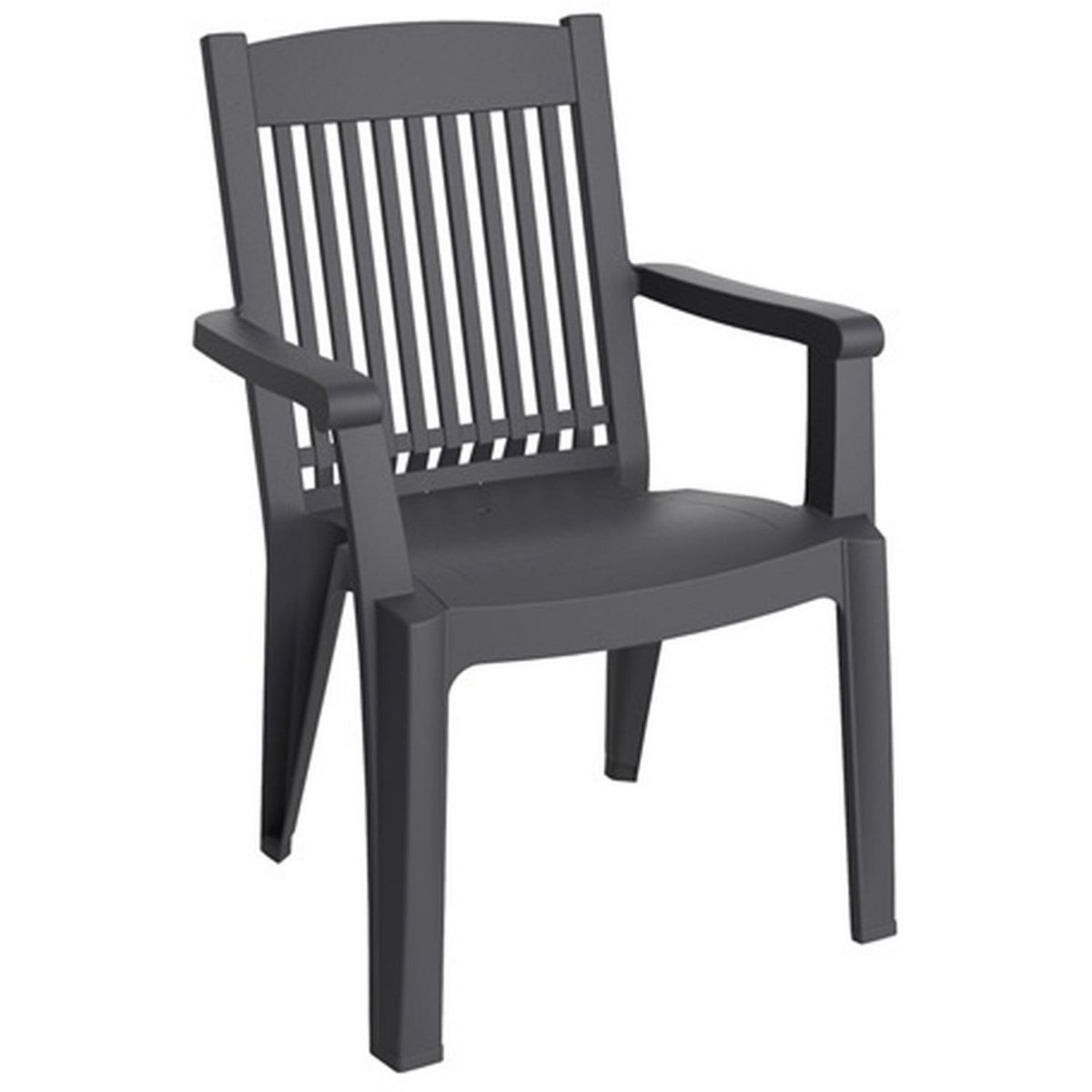 GROSFILLEX Fauteuil de jardin - Anthracite - IRUBA