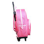 Voir la diapositive 3 : Bagtrotter BAGTROTTER Sac à dos à roulettes Disney Minnie Noeud Rose