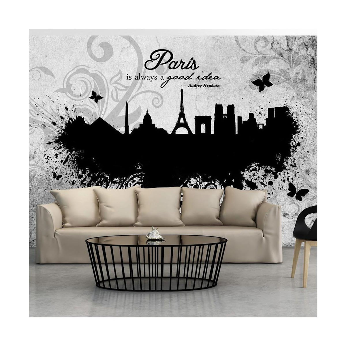 Paris Prix Papier Peint  Paris is Always a Good Idea Black & White
