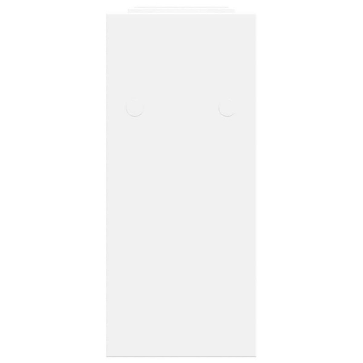 VIDAXL Organisateur de bureau blanc 34,5x15,5x35,5cm bois d ingénierie