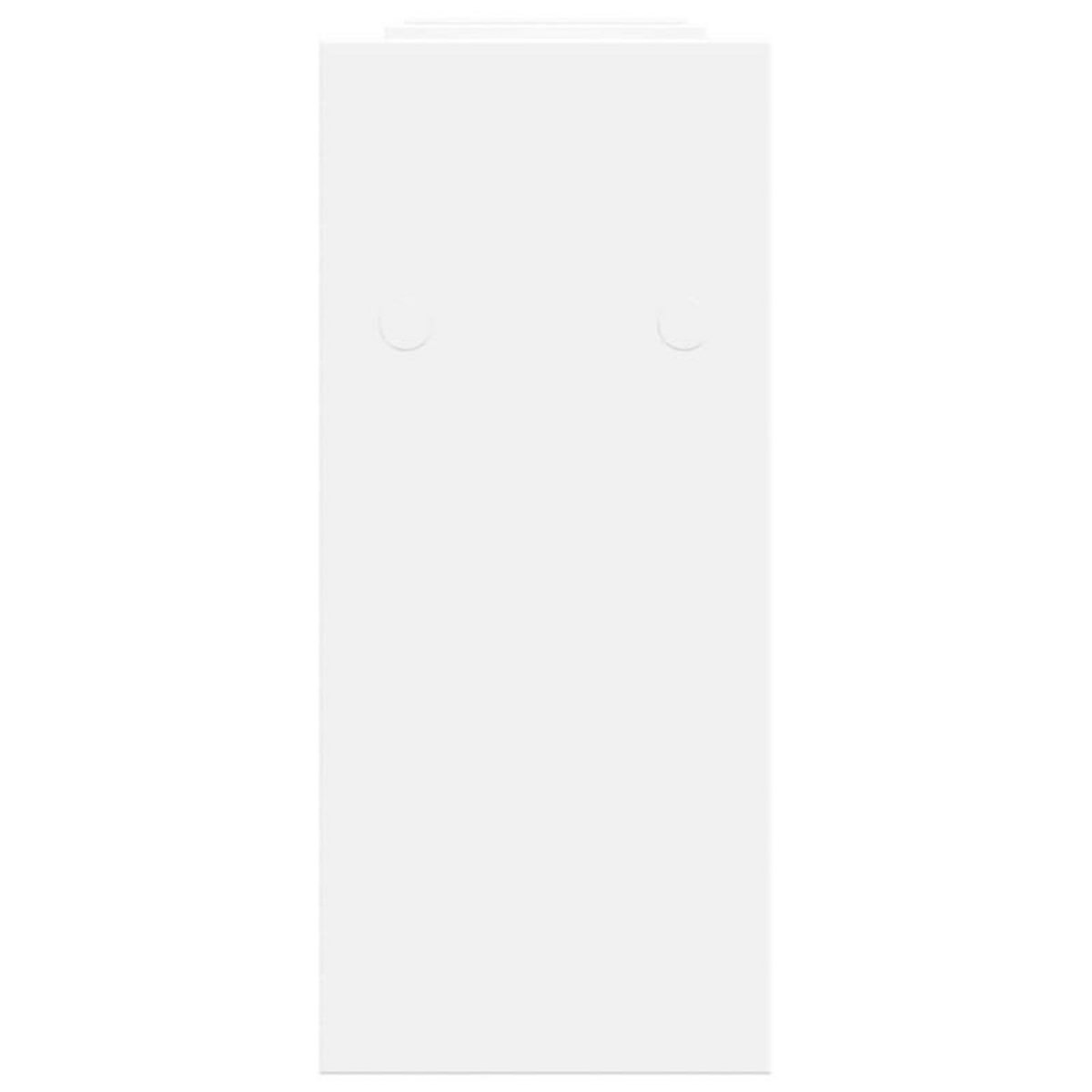 VIDAXL Organisateur de bureau blanc 34,5x15,5x35,5cm bois d ingénierie