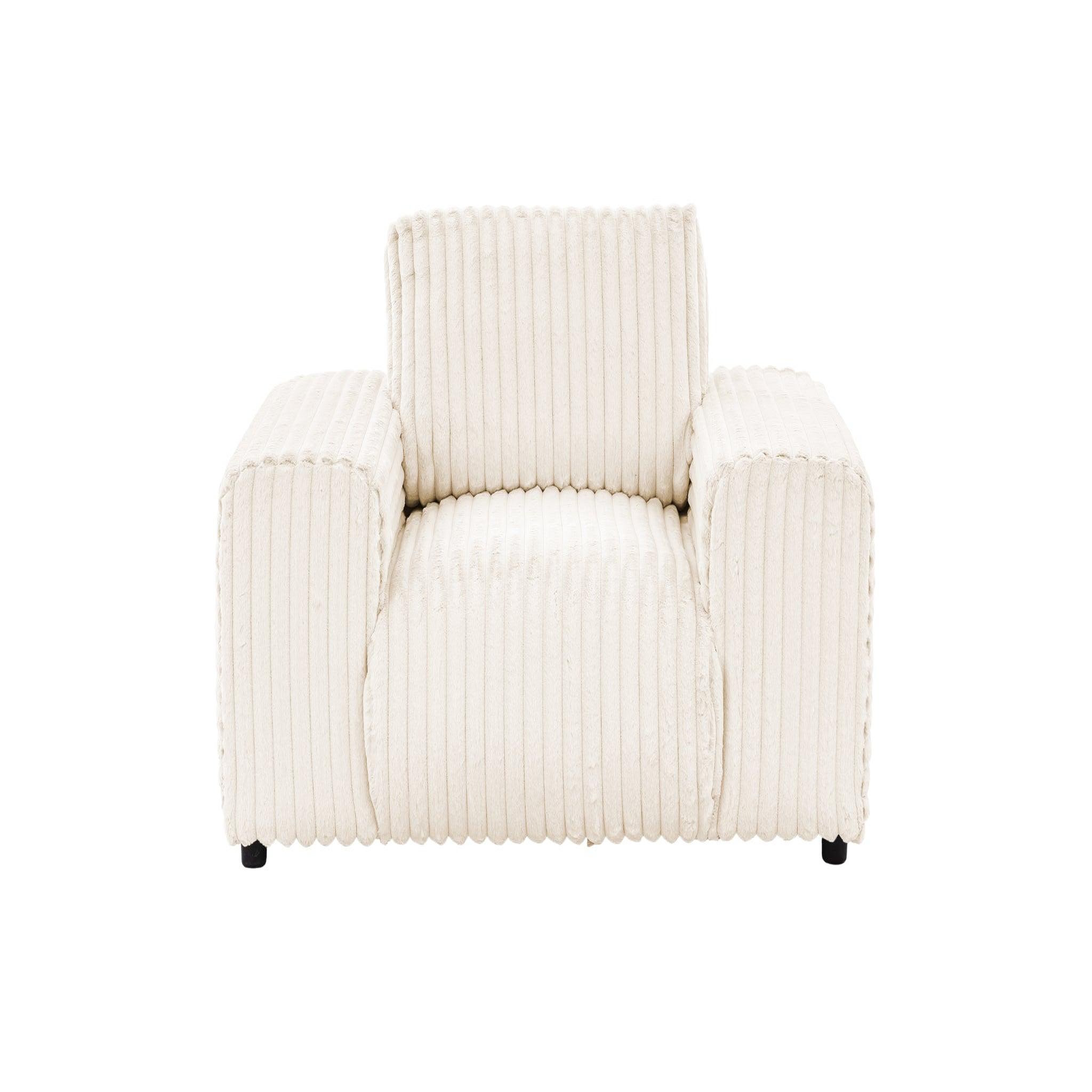 Voir la diapositive 1 : CASANOVA PARIS Caisa - fauteuil en velours côtelé