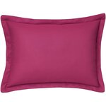 Home collection Taie d'oreiller 50x70cm 100%coton jus de myrtille