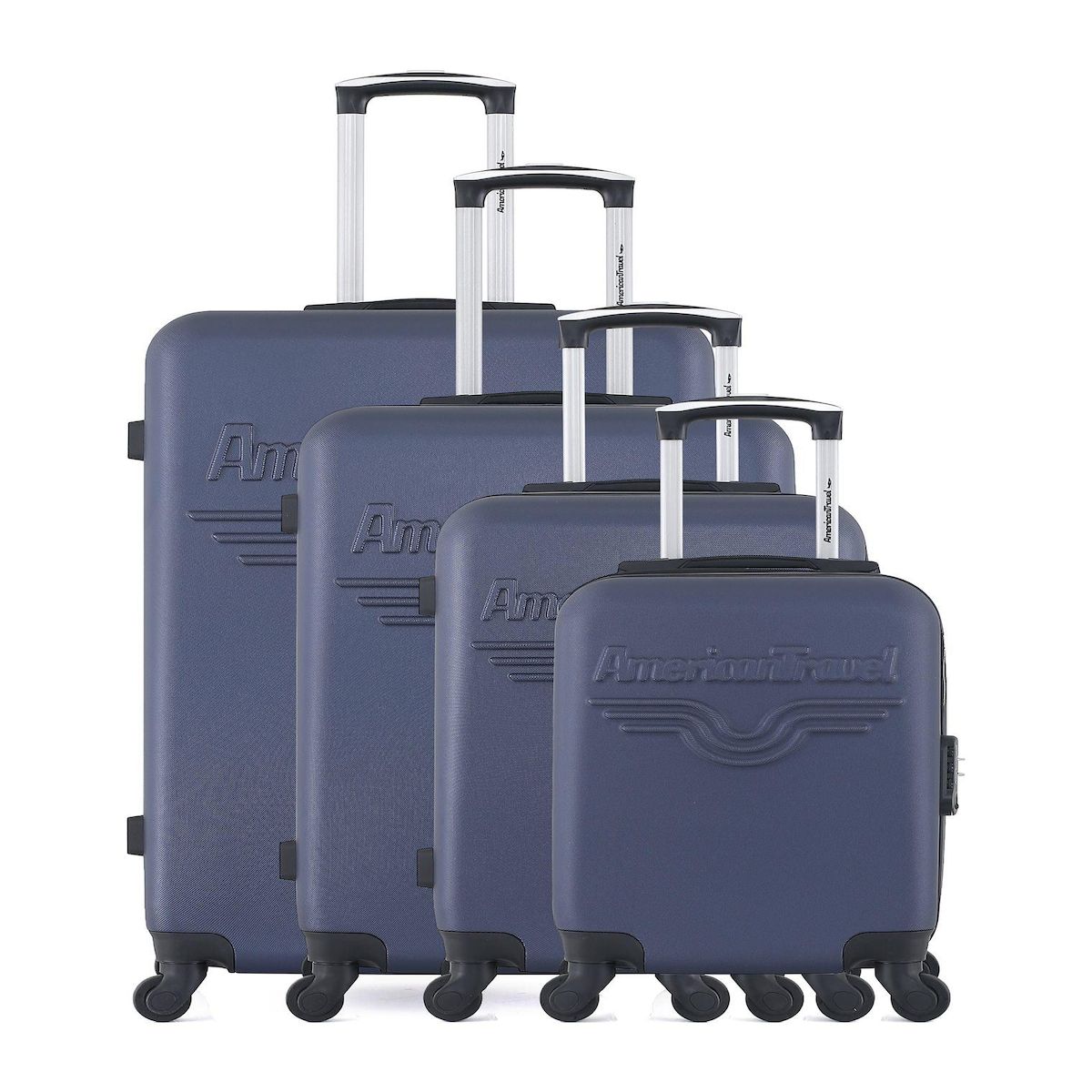 AMERICAN TRAVEL AMERICAN TRAVEL - Set de 4 Valises CHELSEA-M 75 cm 4 Roues