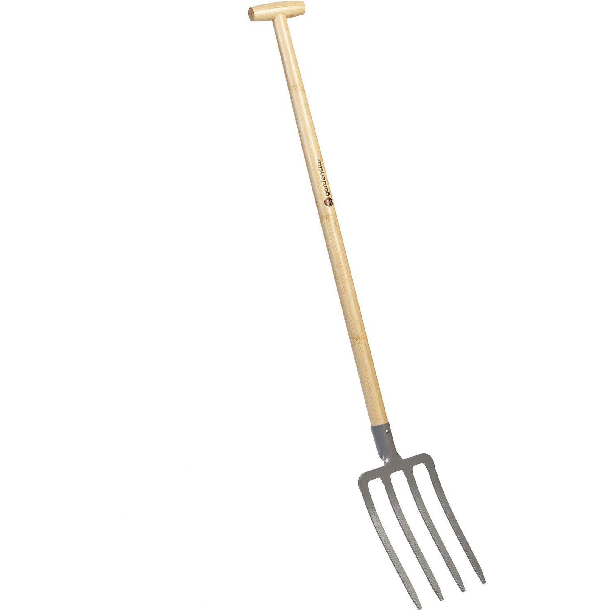 GARDENSTAR Fourche manche en bambou - H130 cm