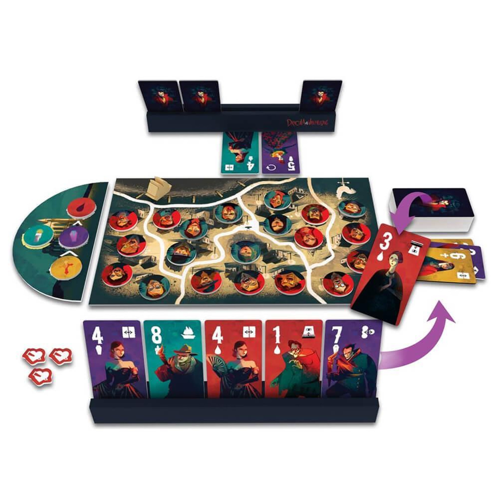 Voir la diapositive 4 : Jeu de stratégie Mandoo Games Dracula vs Van Helsing