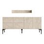 Voir la diapositive 1 : Habitat et Jardin Console en bois  Stella  - 40 x 180 x 55 cm - Travertin