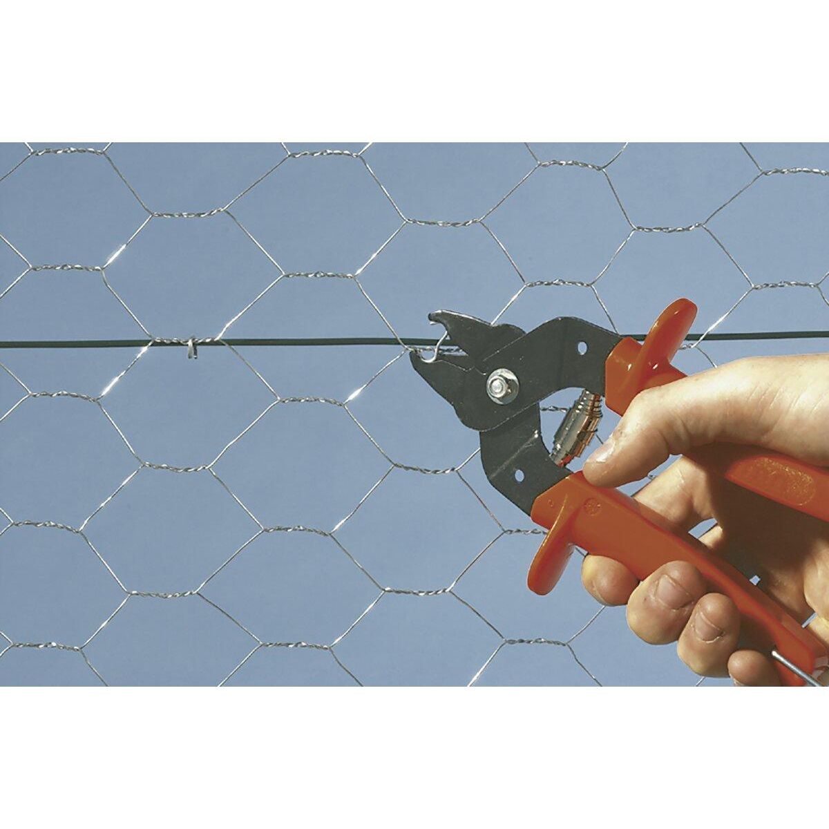 Nortene Grillage métallique -  Galvanex    - 1.00 x 25 m - Gris