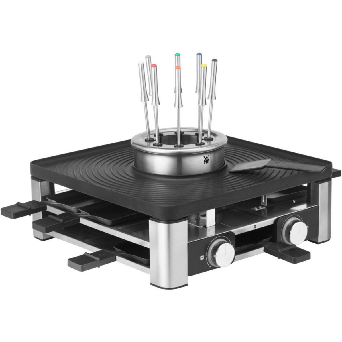 WMF Raclette Fondue LUMERO Station Gourmet 3-en-1 0415480011