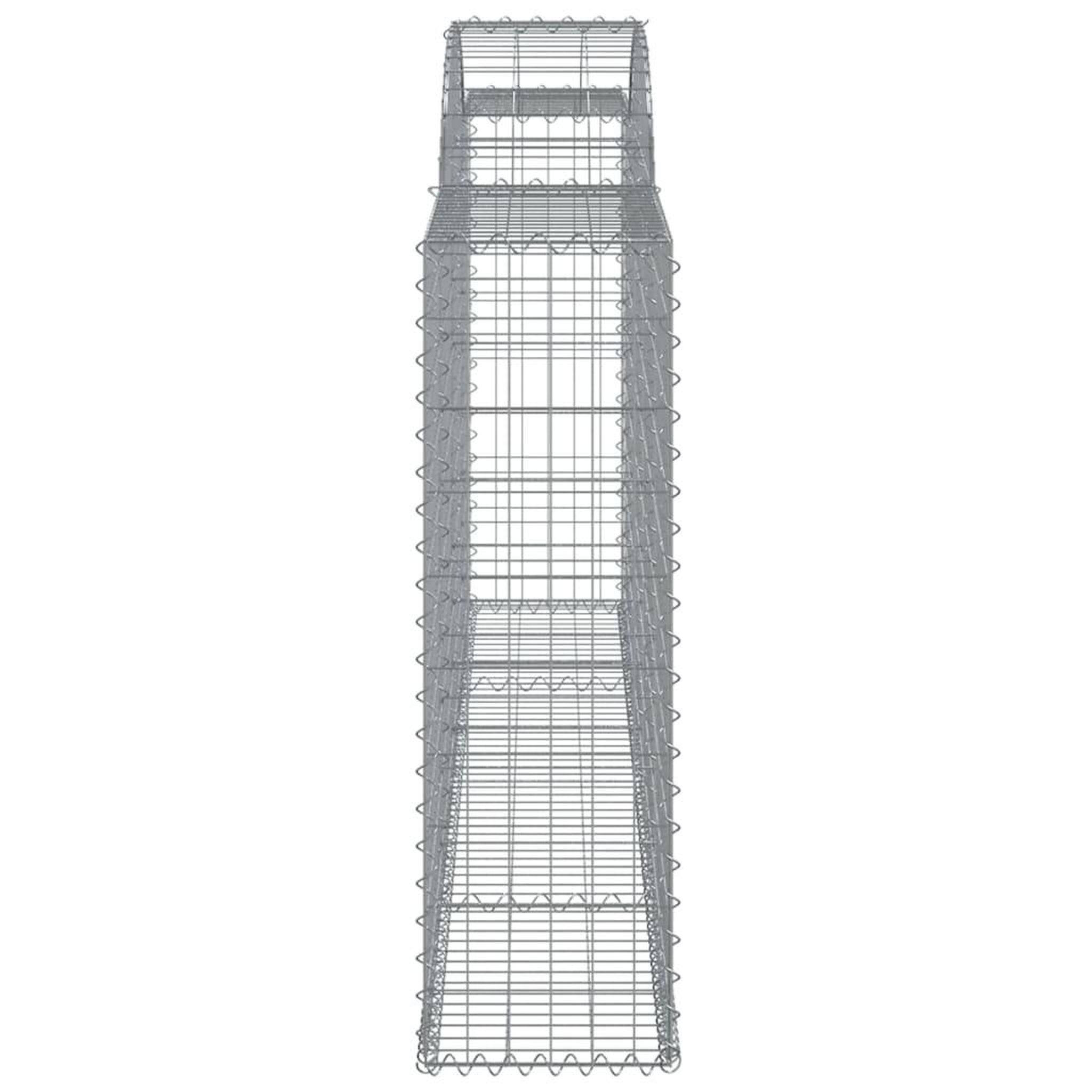 Voir la diapositive 5 : VIDAXL Paniers a gabions arques 30 pcs 300x30x100/120 cm fer galvanise
