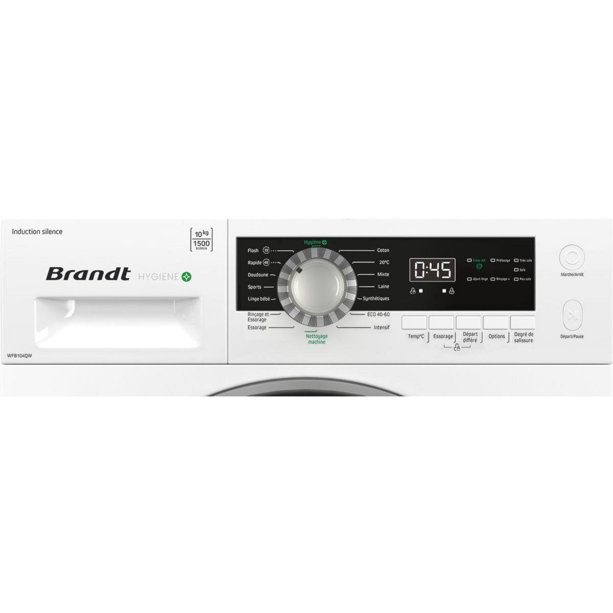 BRANDT Lave linge hublot WFB104QW
