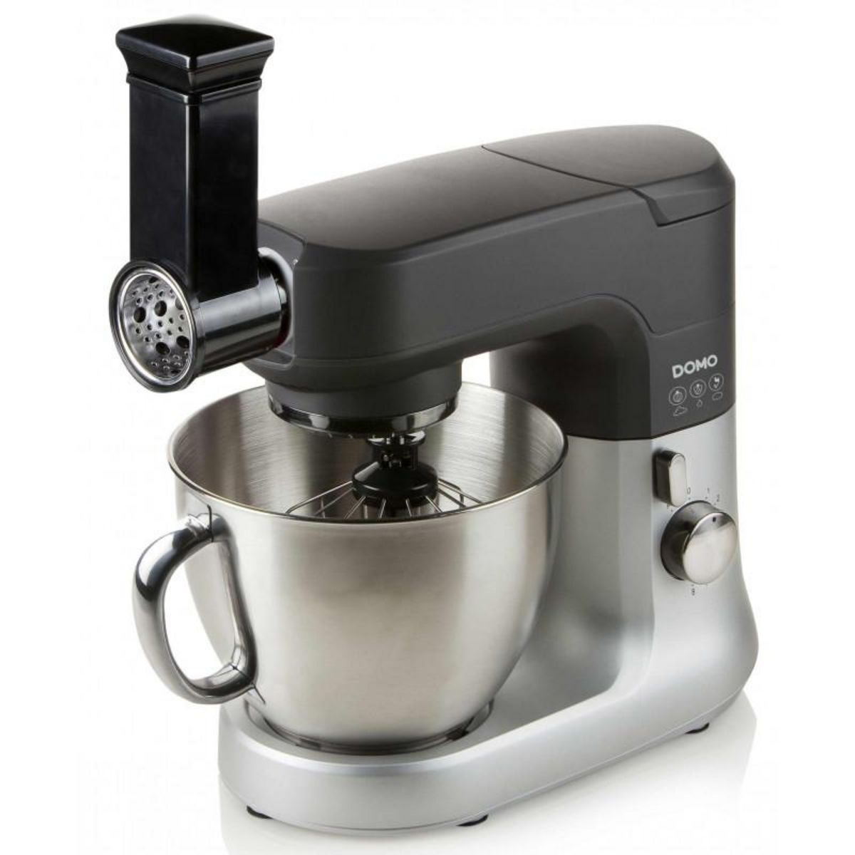 Domo Robot pâtissier multifonction 4.5l 1000w noir/inox - do9182kr